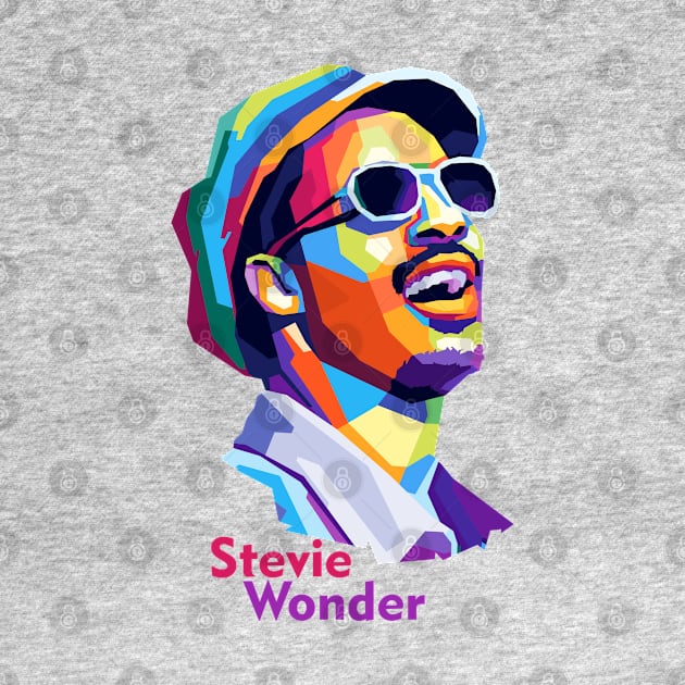 Stevie Wonder by Zet Art